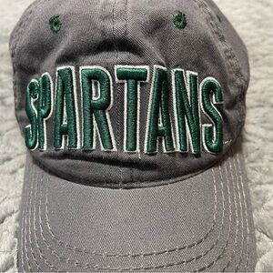 MSU Signature Gray and Green Cap